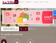 Tablet Screenshot of lavilla2.com